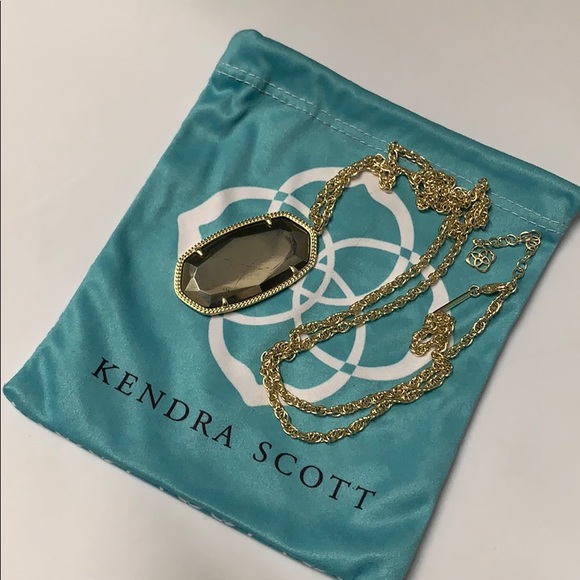 Kendra Scott Jewelry - Kendra Scott Long Necklace | Gold with Grey Stone Kendra Scott Jewelry - Kendra Scott Long Necklace | Gold with Grey Stone